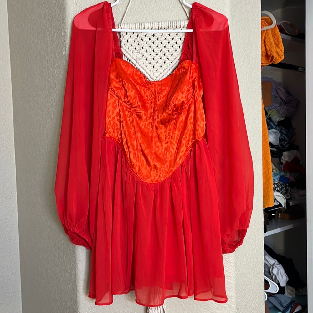 Red dress